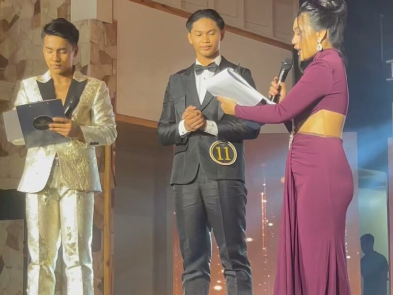 Mister Teen Philippines 2026 question for candidate number 11