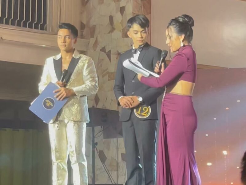 Mister Teen Philippines 2026 question for candidate number 12