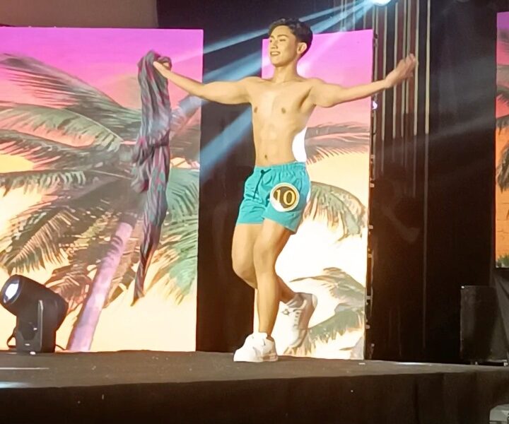 The Mister Teen Philippines candidates in their resort wear and Playsuit attire,