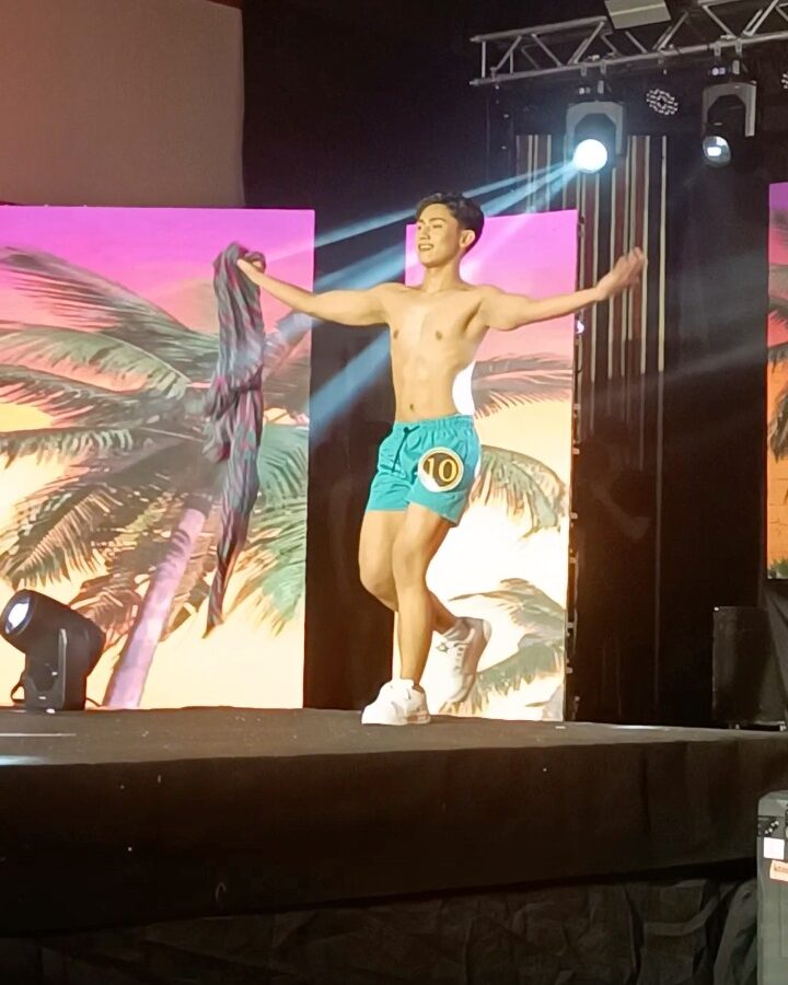 The Mister Teen Philippines candidates in their resort wear and Playsuit attire,